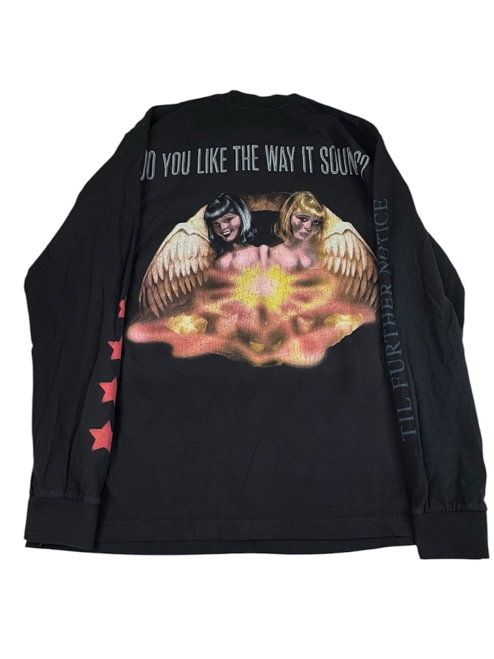 NWOT Travis Scott Tour Merch 2023 Shirt Men's Large Black Graphic Long Sleeve - Picture 4 of 11